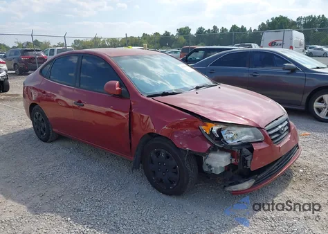 2008 Hyundai Elantra Gls/Se z USA, uszkodzony, nr VIN KMHDU46D18U535782
